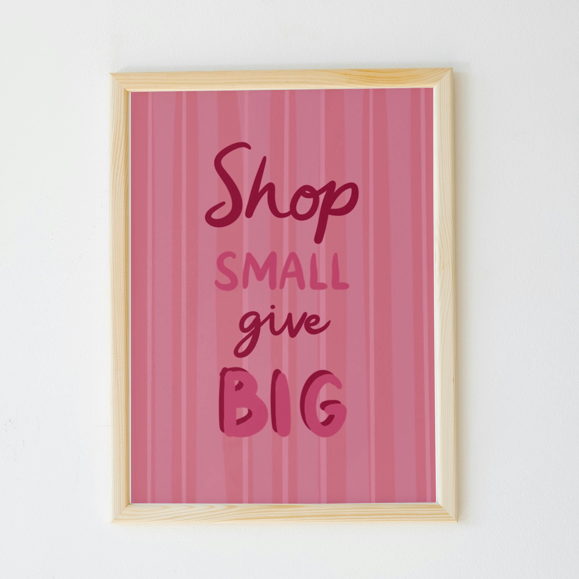 Small Business Supporter Print