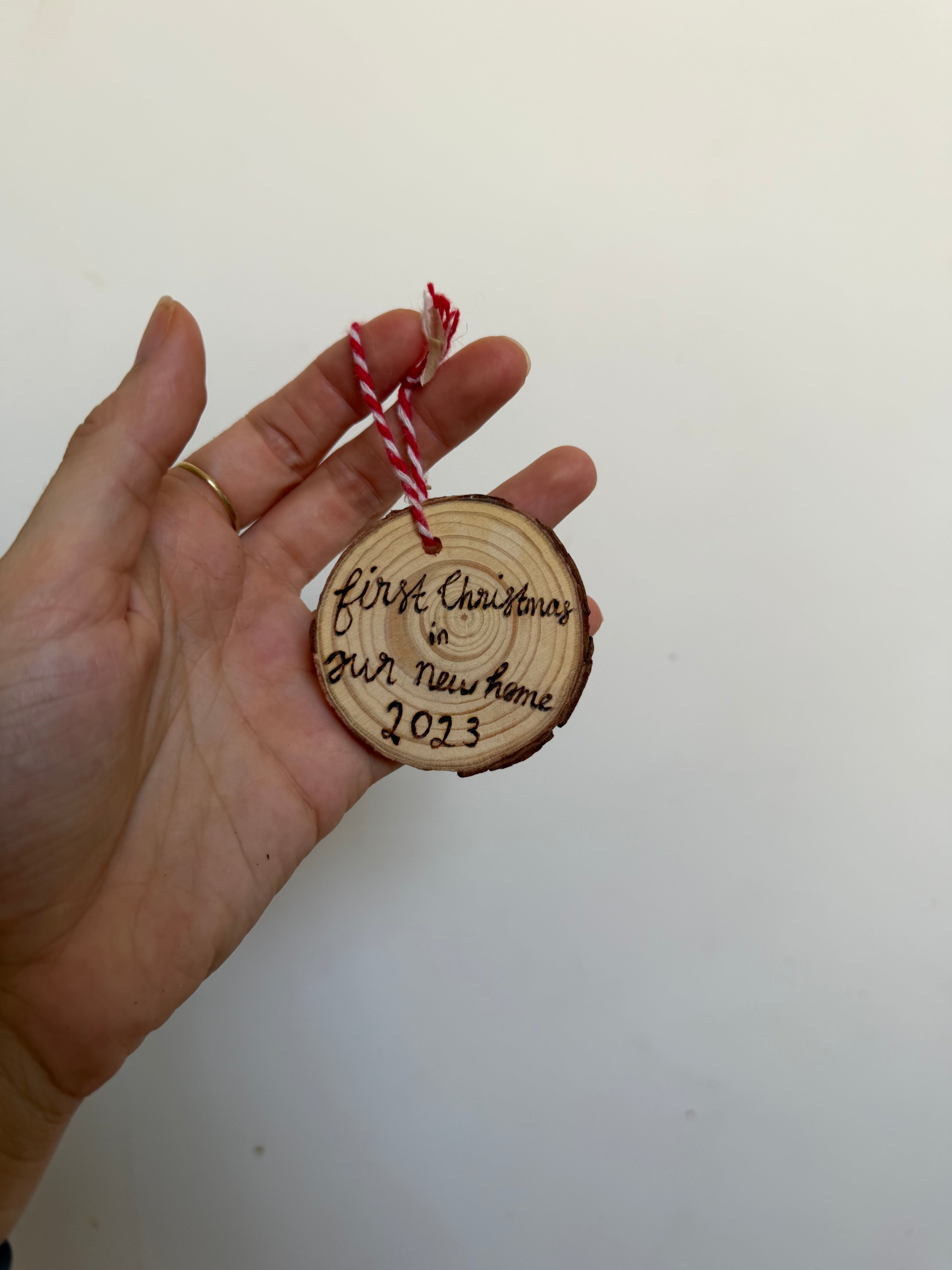 Wooden Christmas Seconds
