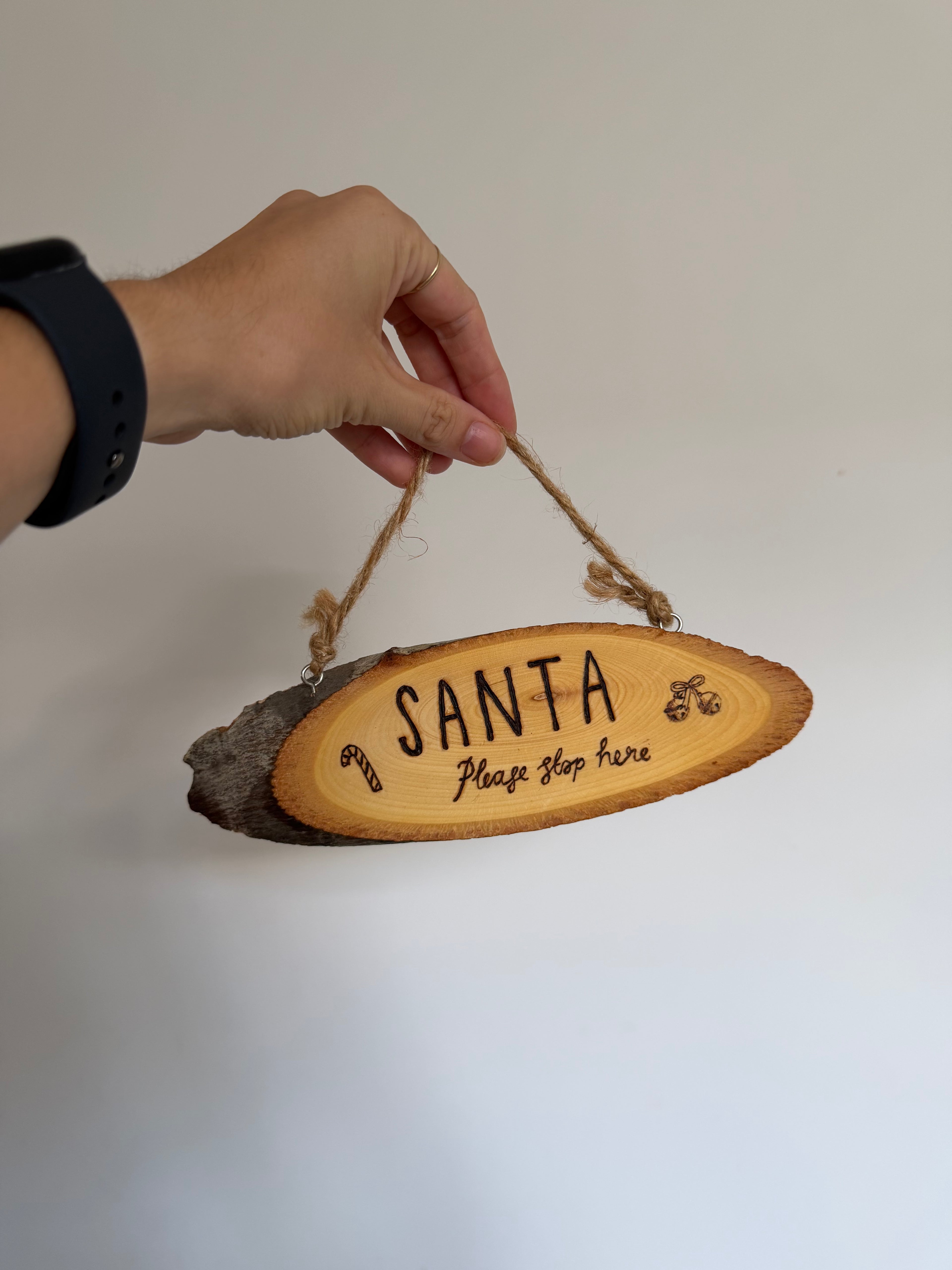 Wooden Christmas Seconds