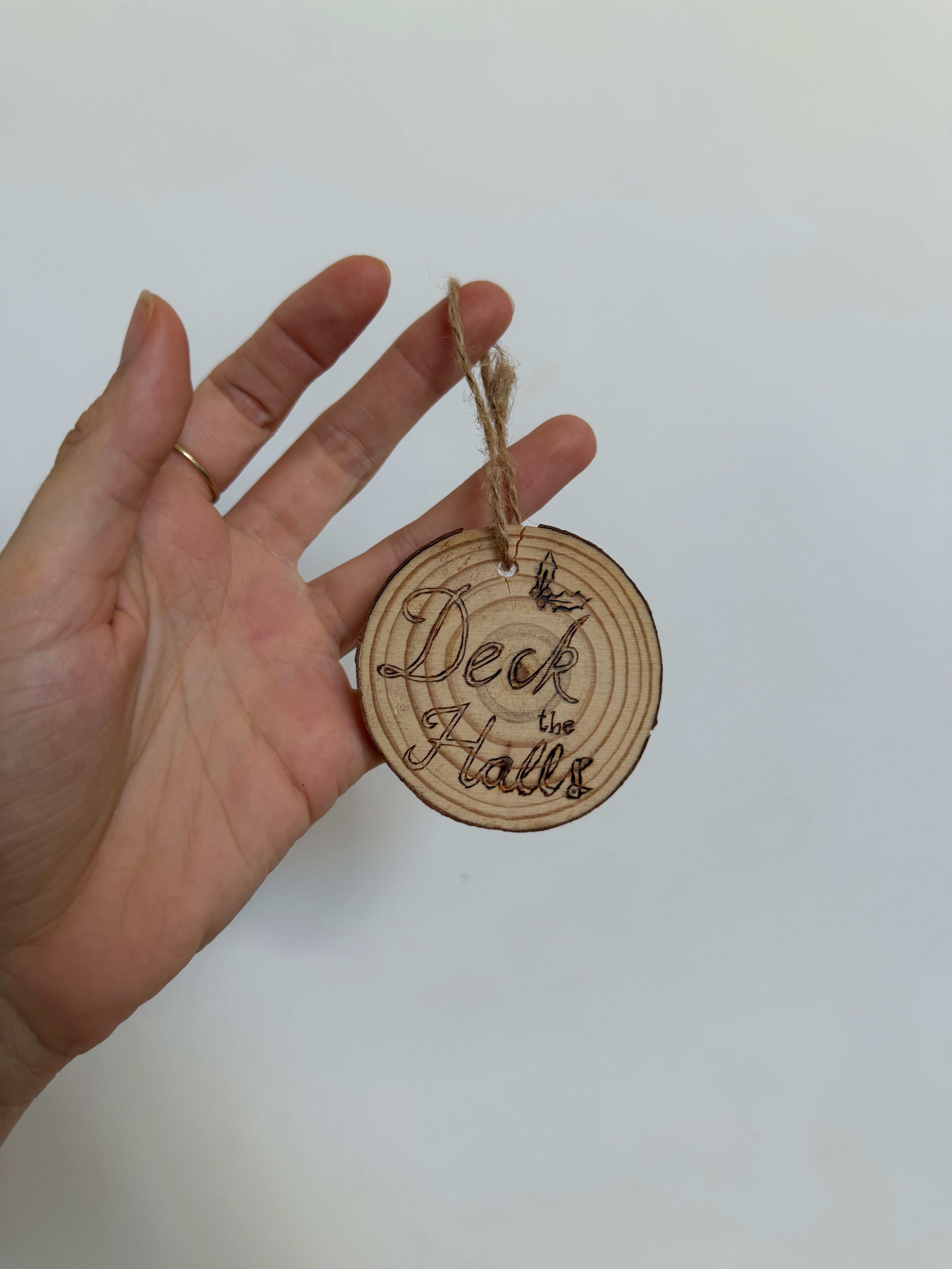 Wooden Christmas Seconds