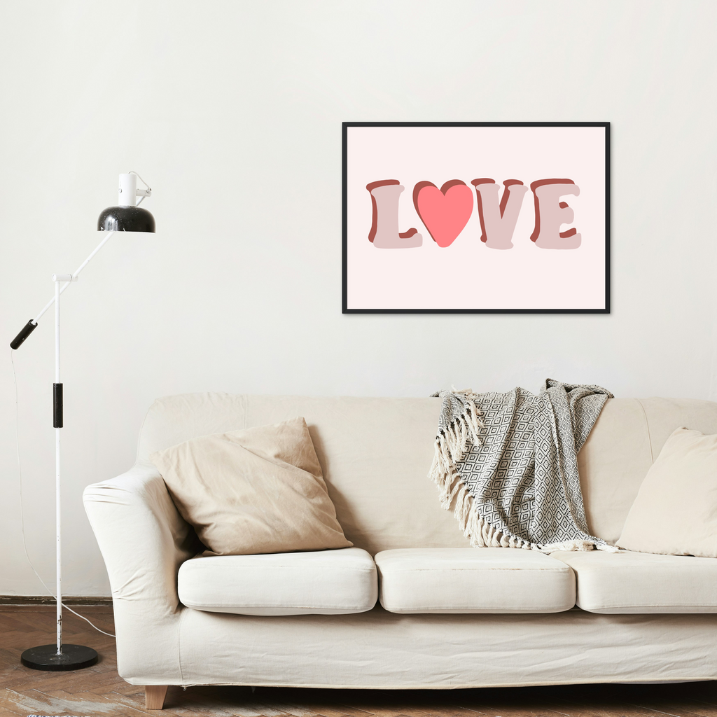 Love Word Print