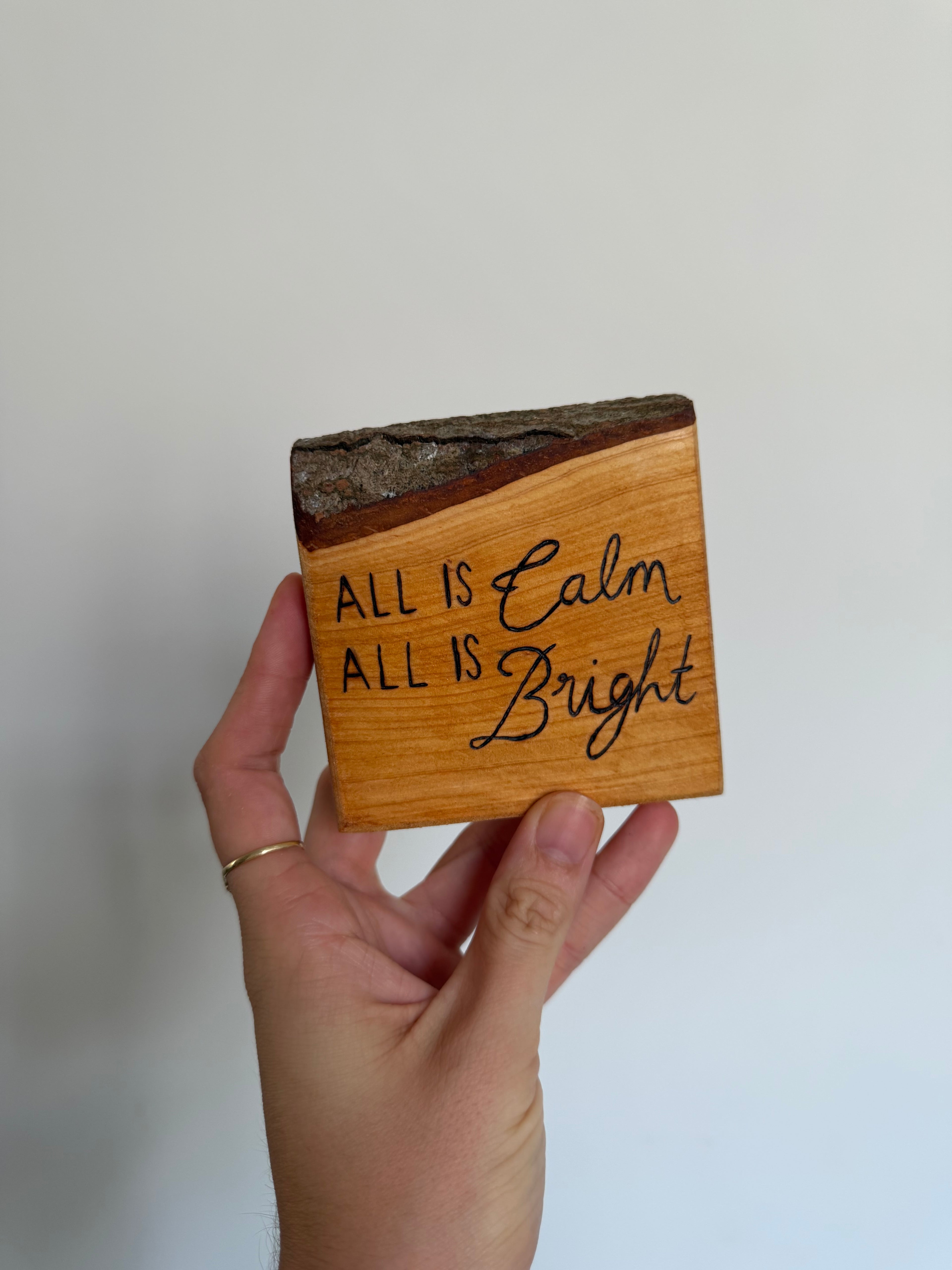 Wooden Christmas Seconds
