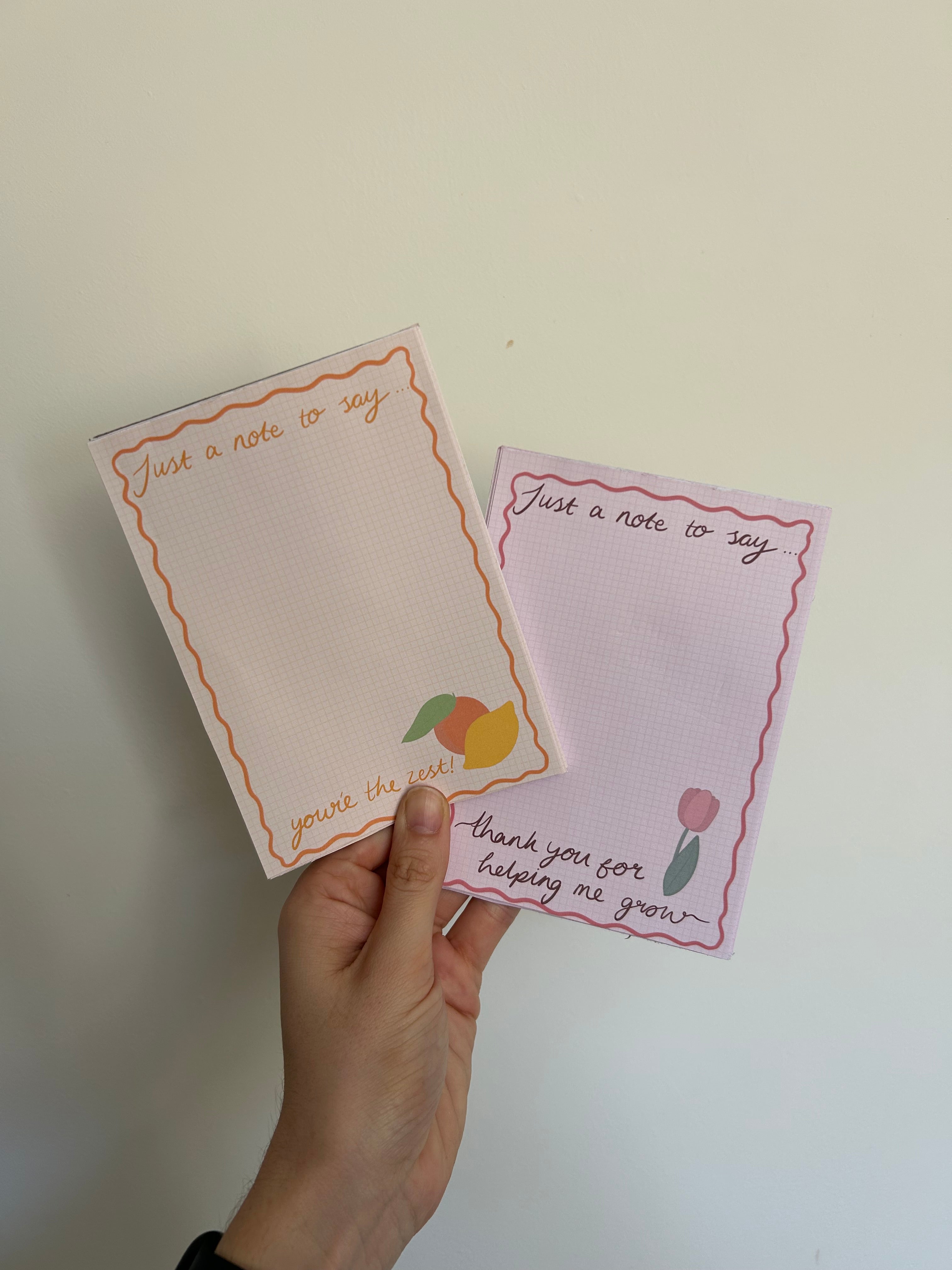 Just A Note to Say… Tear Off Notepads