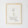 Winnie The Pooh Nursery Quote Print