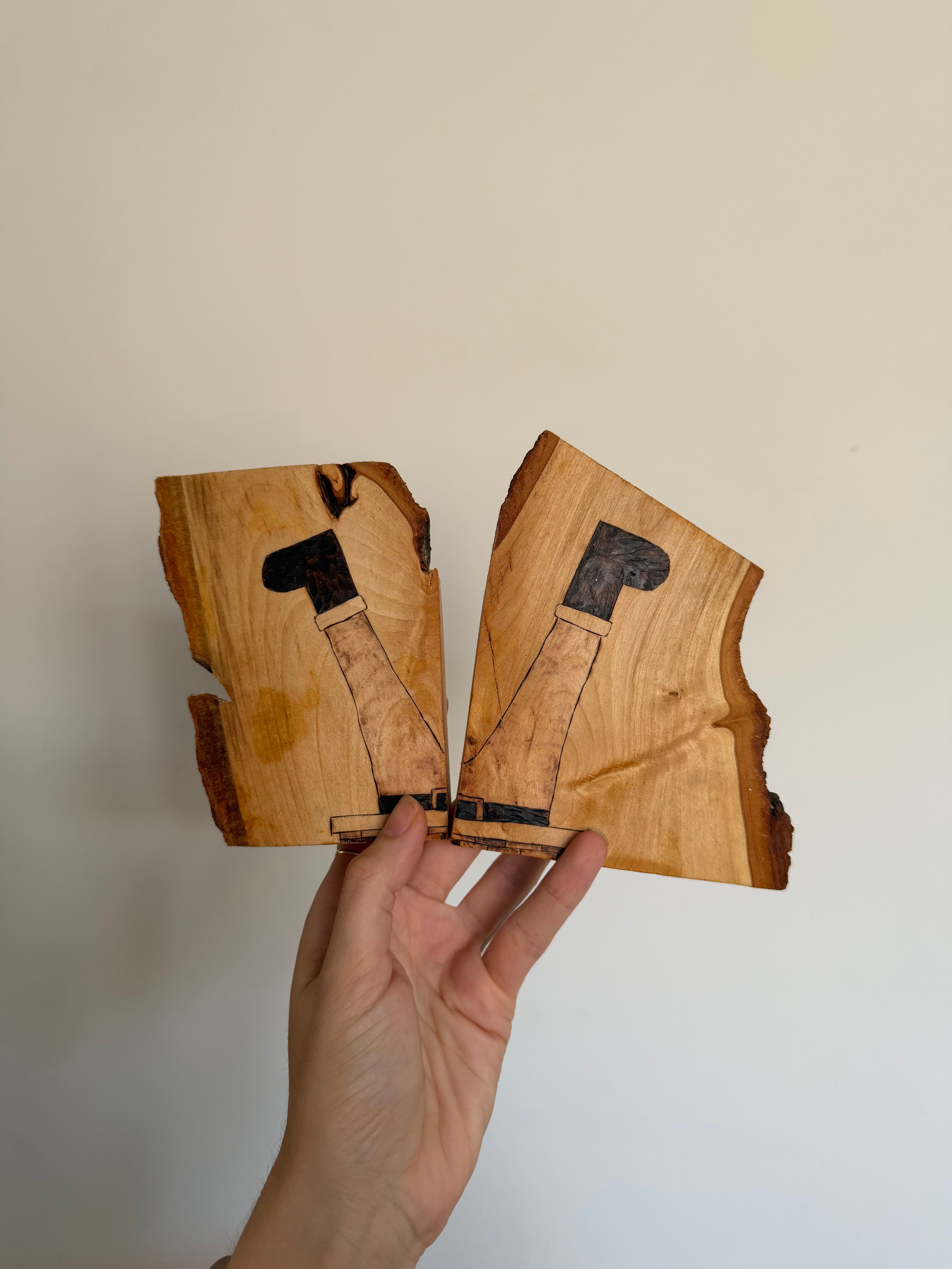 Wooden Christmas Seconds
