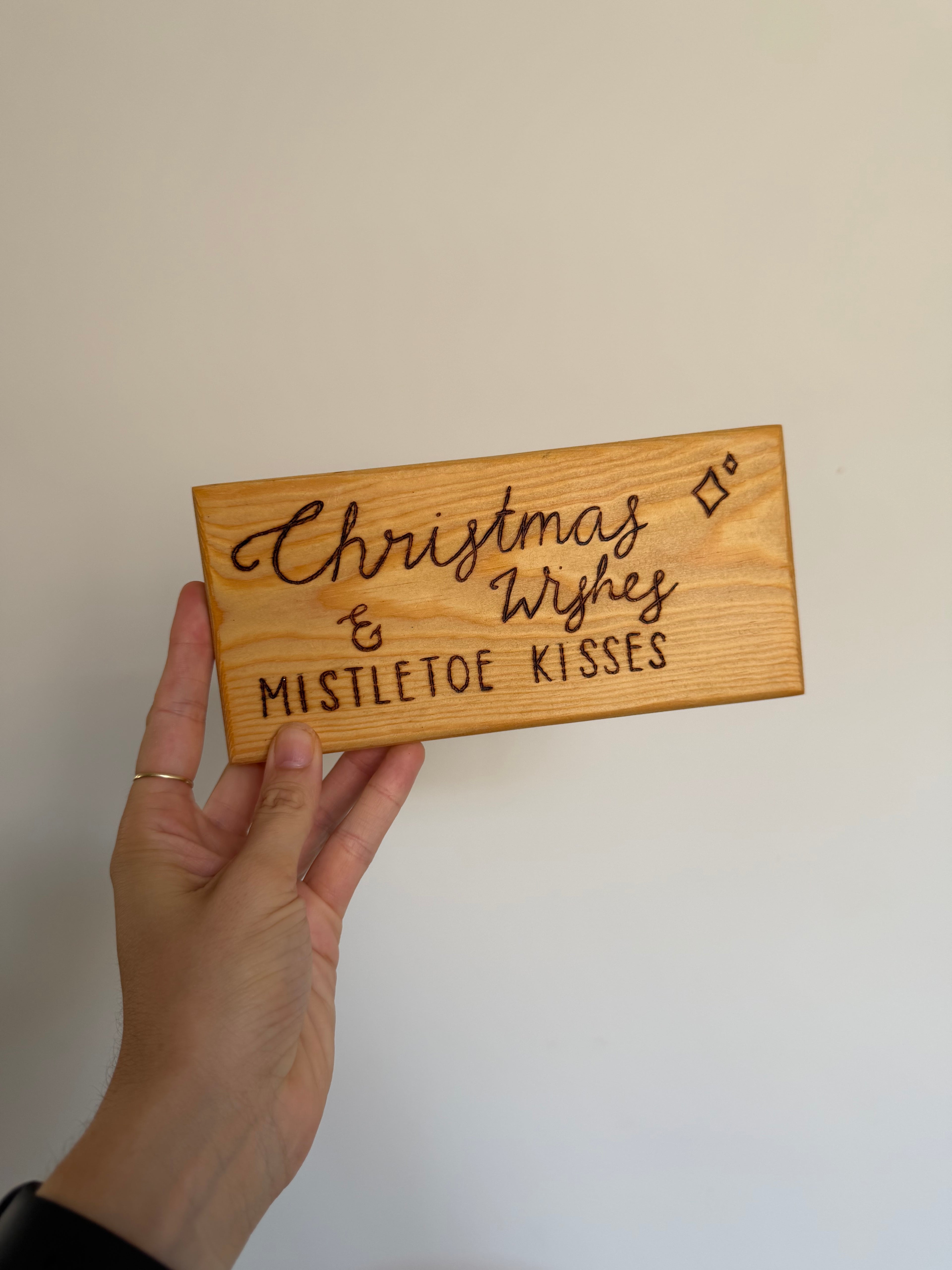 Wooden Christmas Seconds