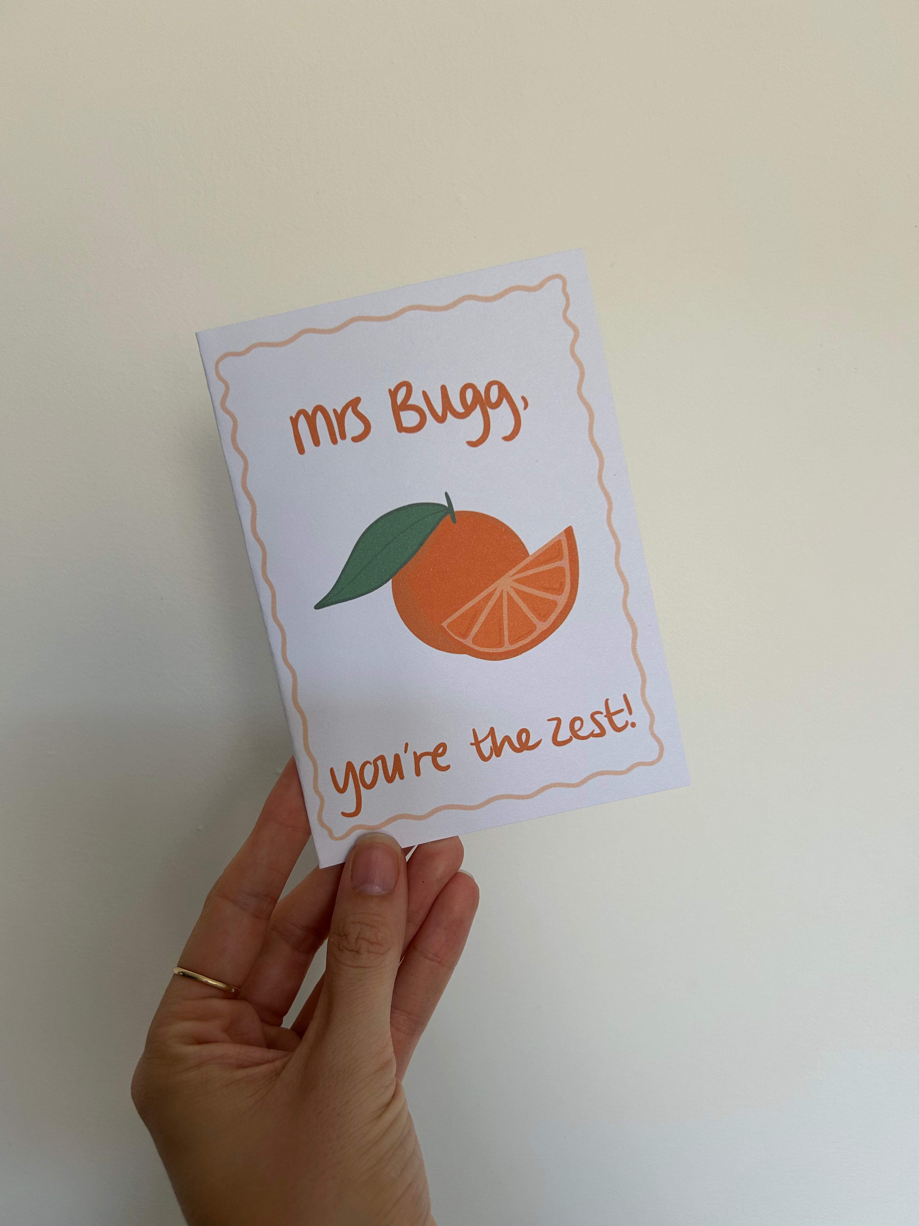Teacher End of Year Card and Notepad