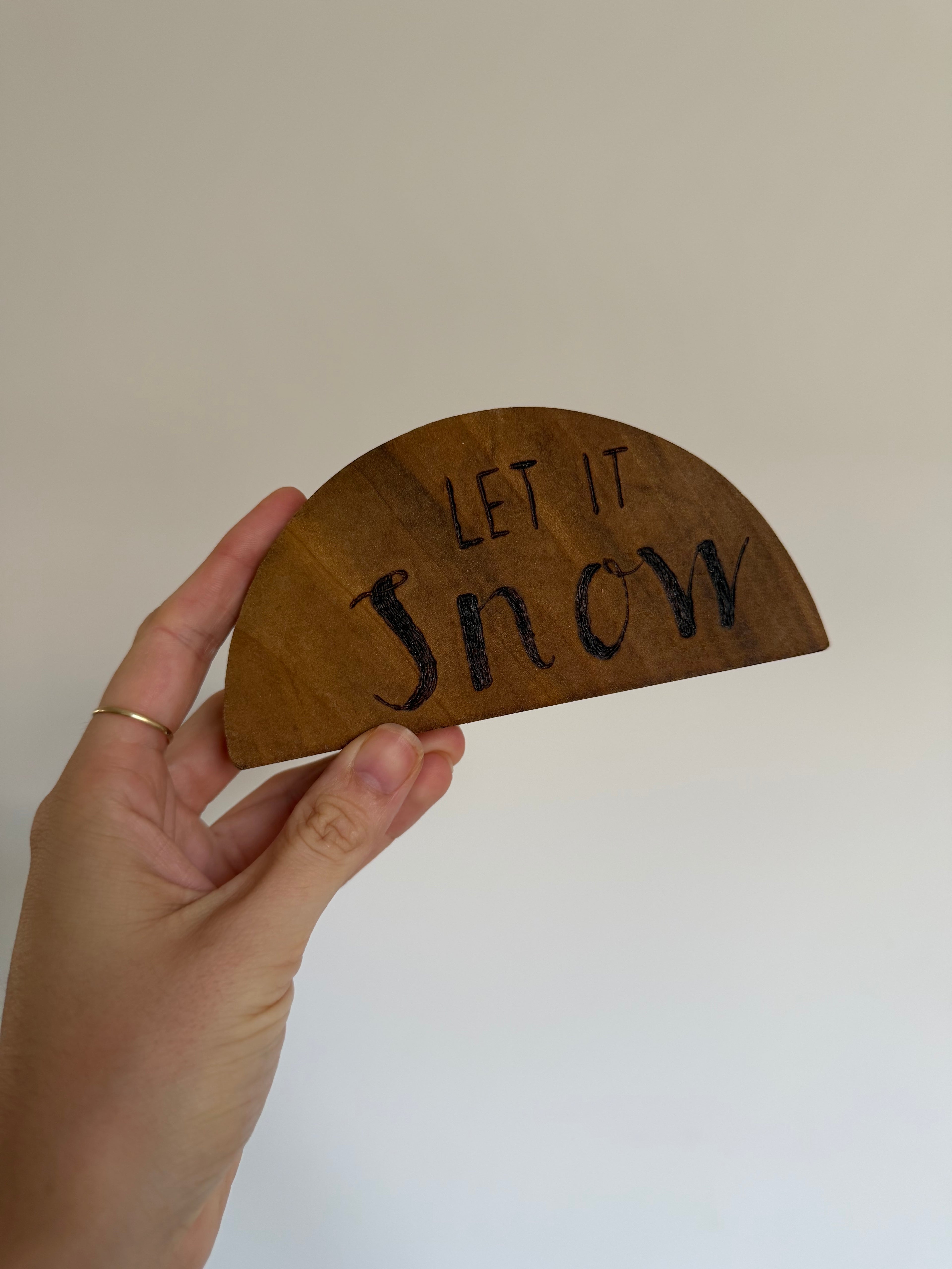 Wooden Christmas Seconds