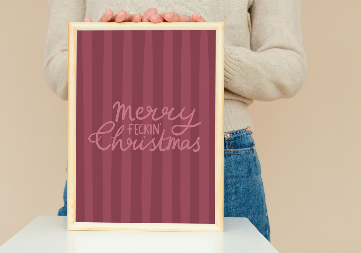 Merry Feckin’ Christmas Print