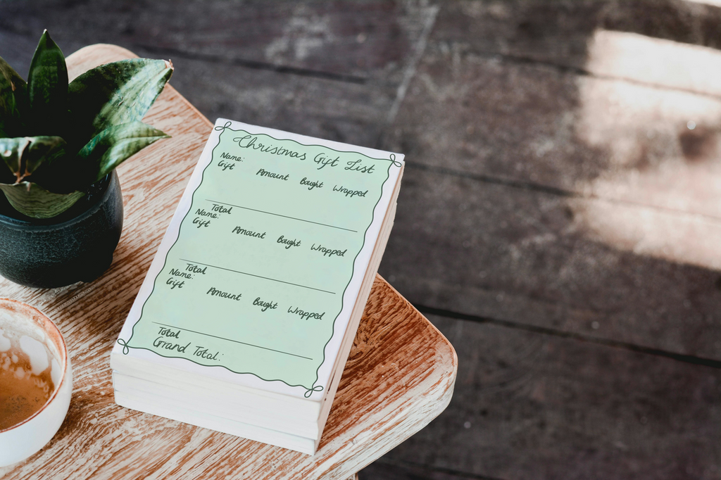 Christmas Gift List Notepads