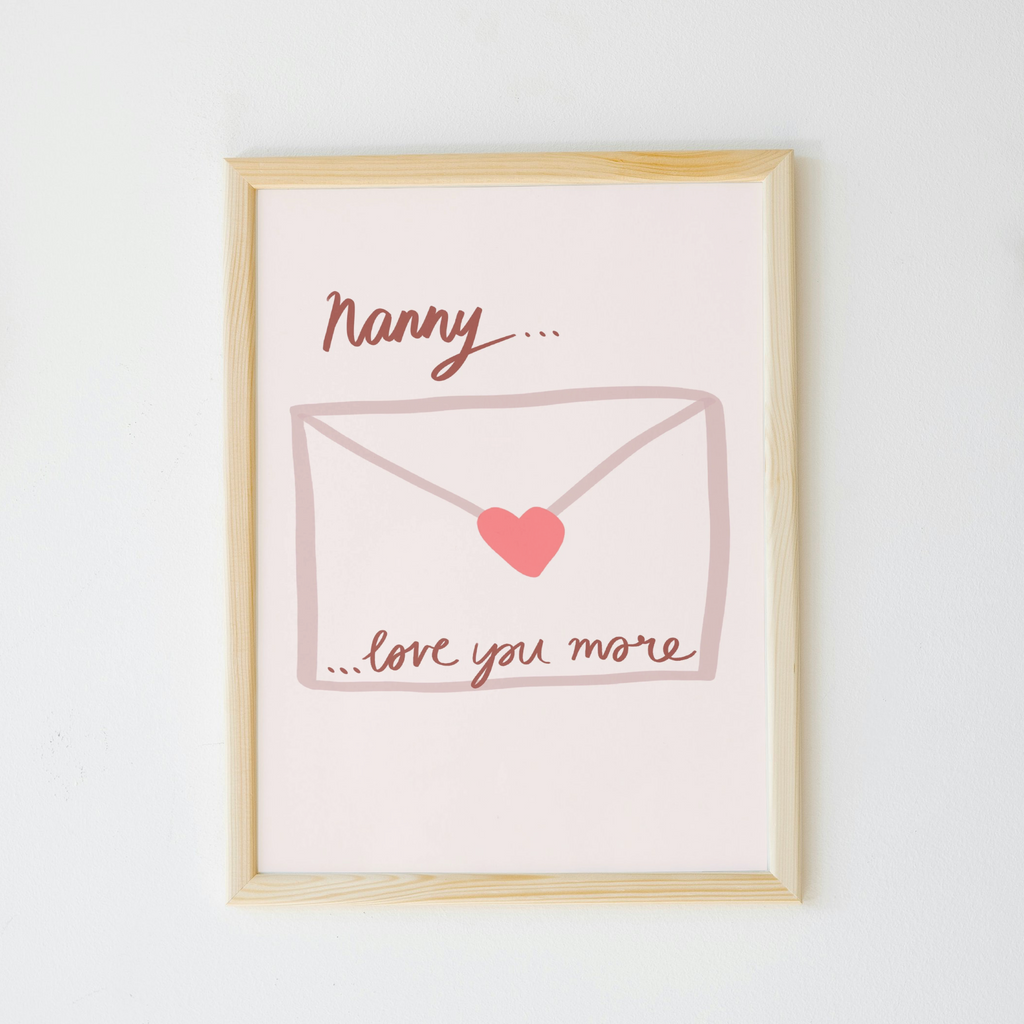 Love You More Print