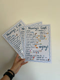 Personalised Play Restaurant Menus