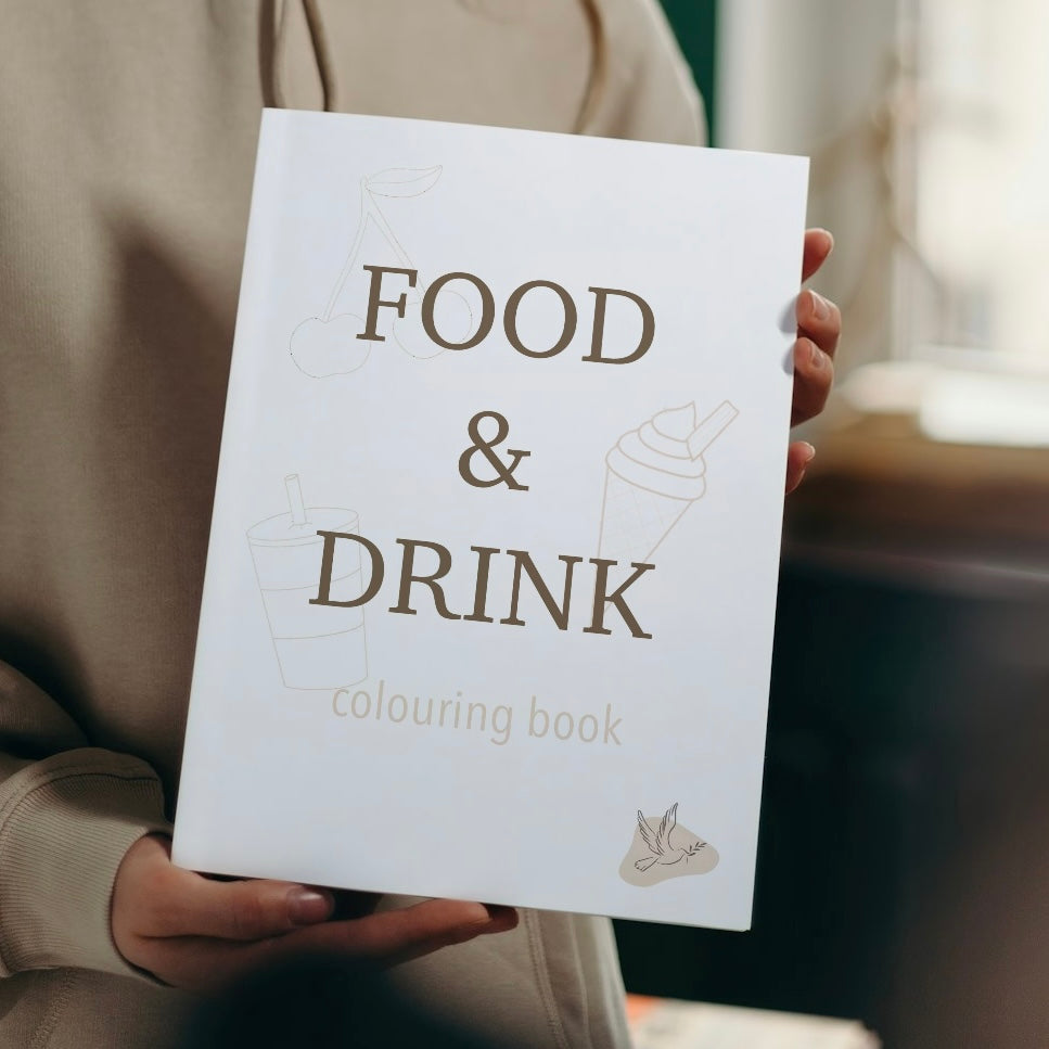 Food & Drink Colouring Book
