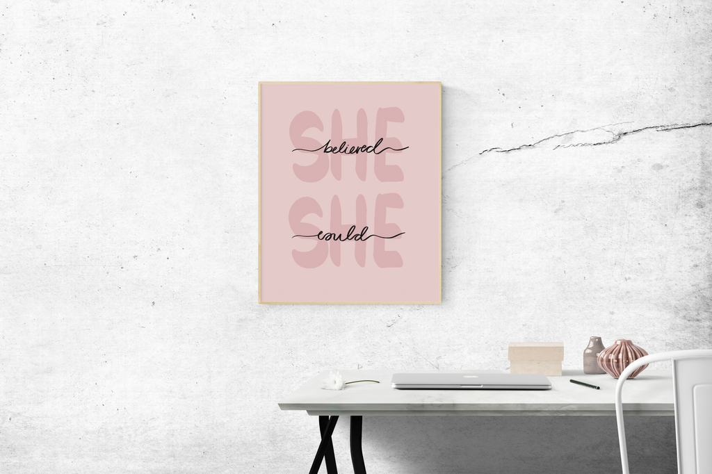 She Believed She Could Print