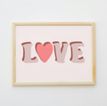 Love Word Print