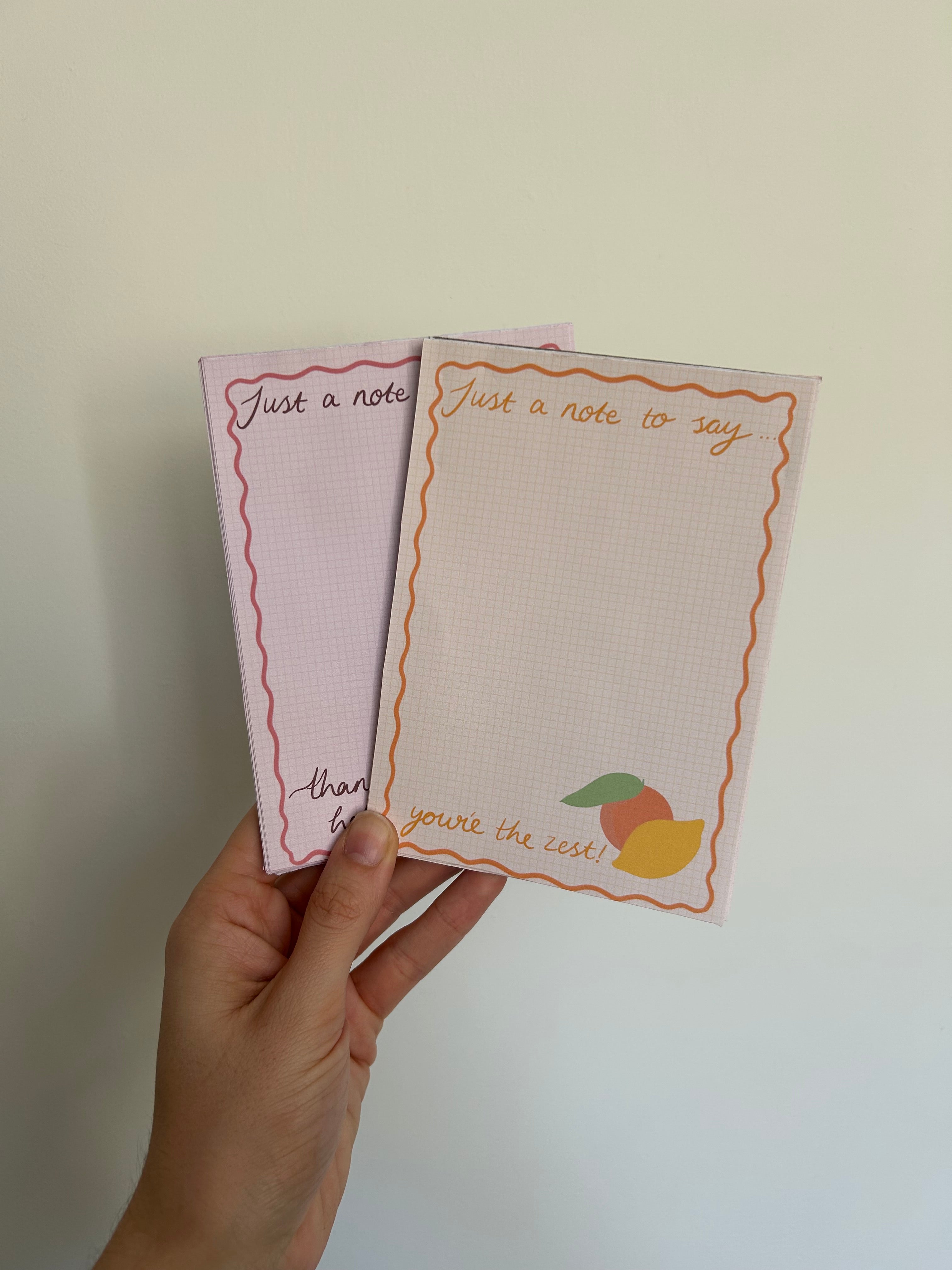 Just A Note to Say… Tear Off Notepads