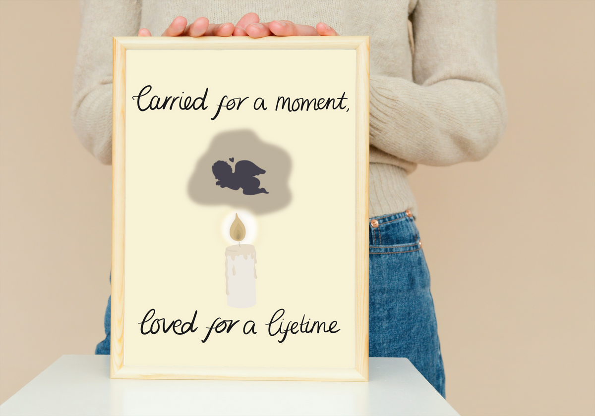 Wave Of Light Baby Infant Loss Print