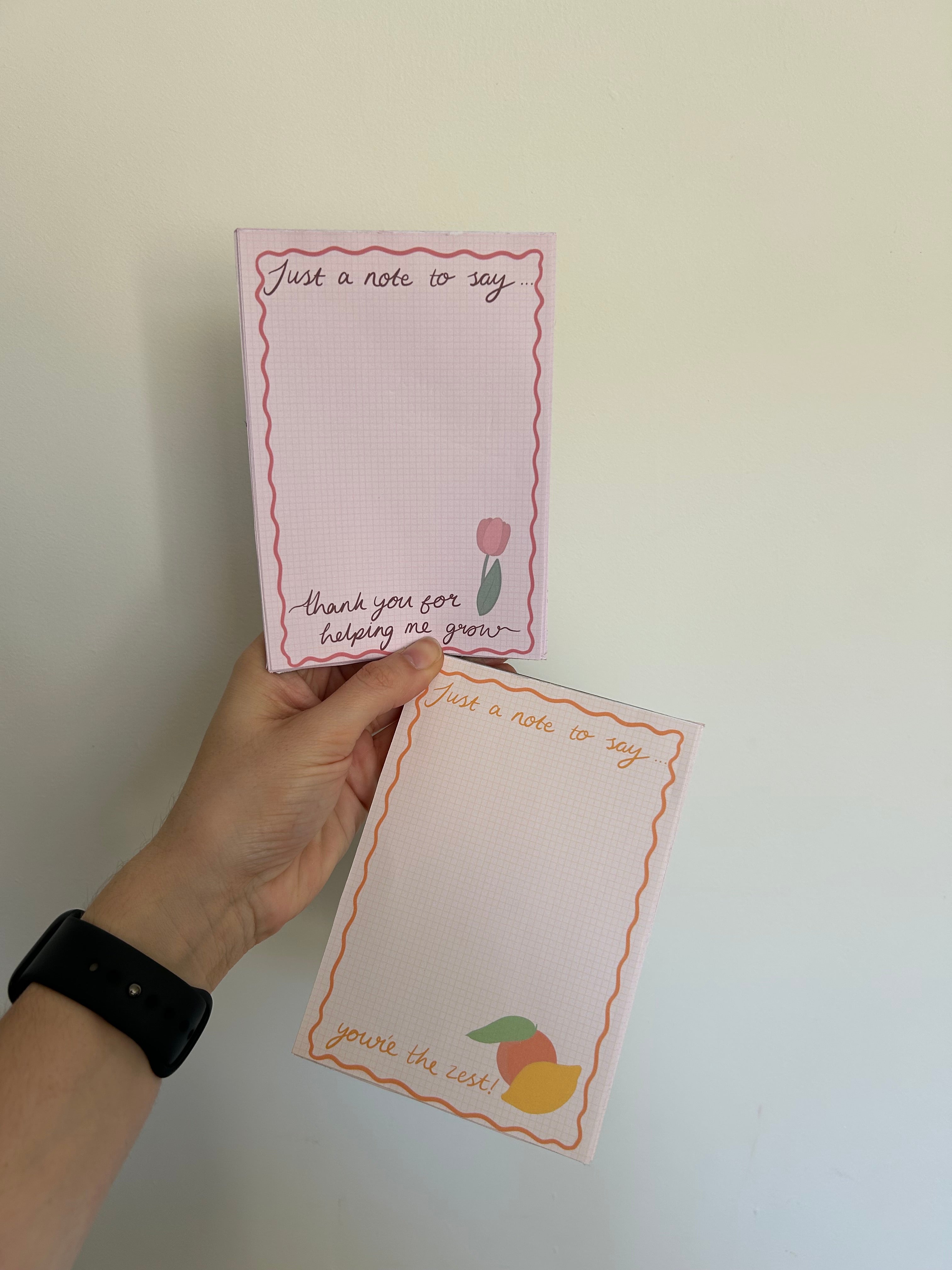 Just A Note to Say… Tear Off Notepads