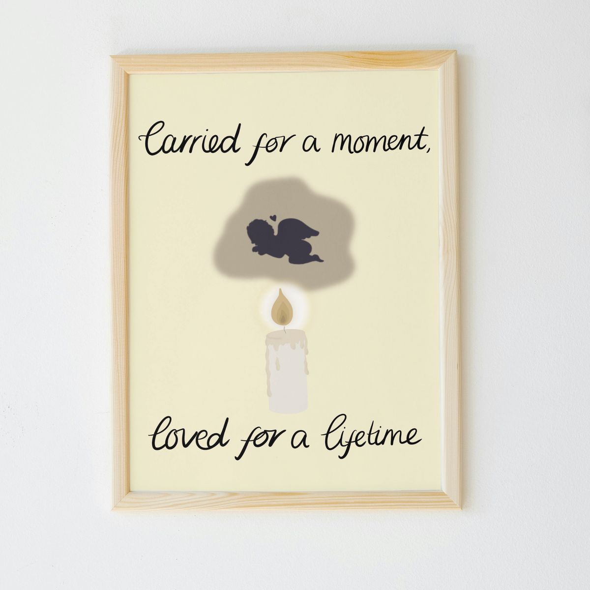 Wave Of Light Baby Infant Loss Print