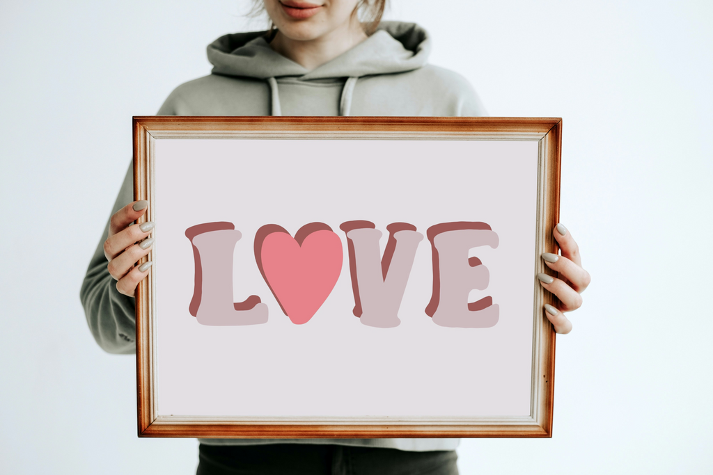 Love Word Print