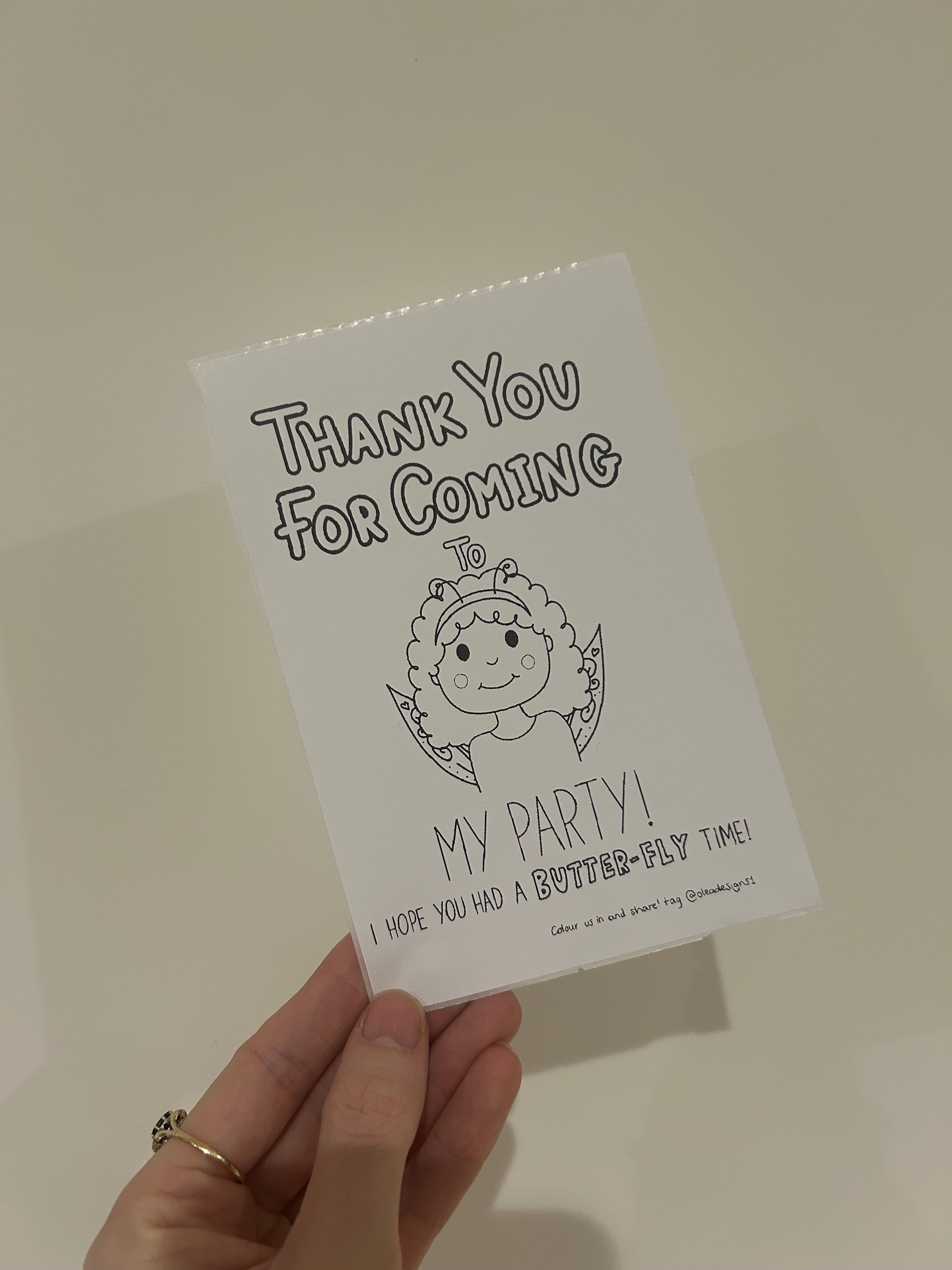 Party Bag Stickers