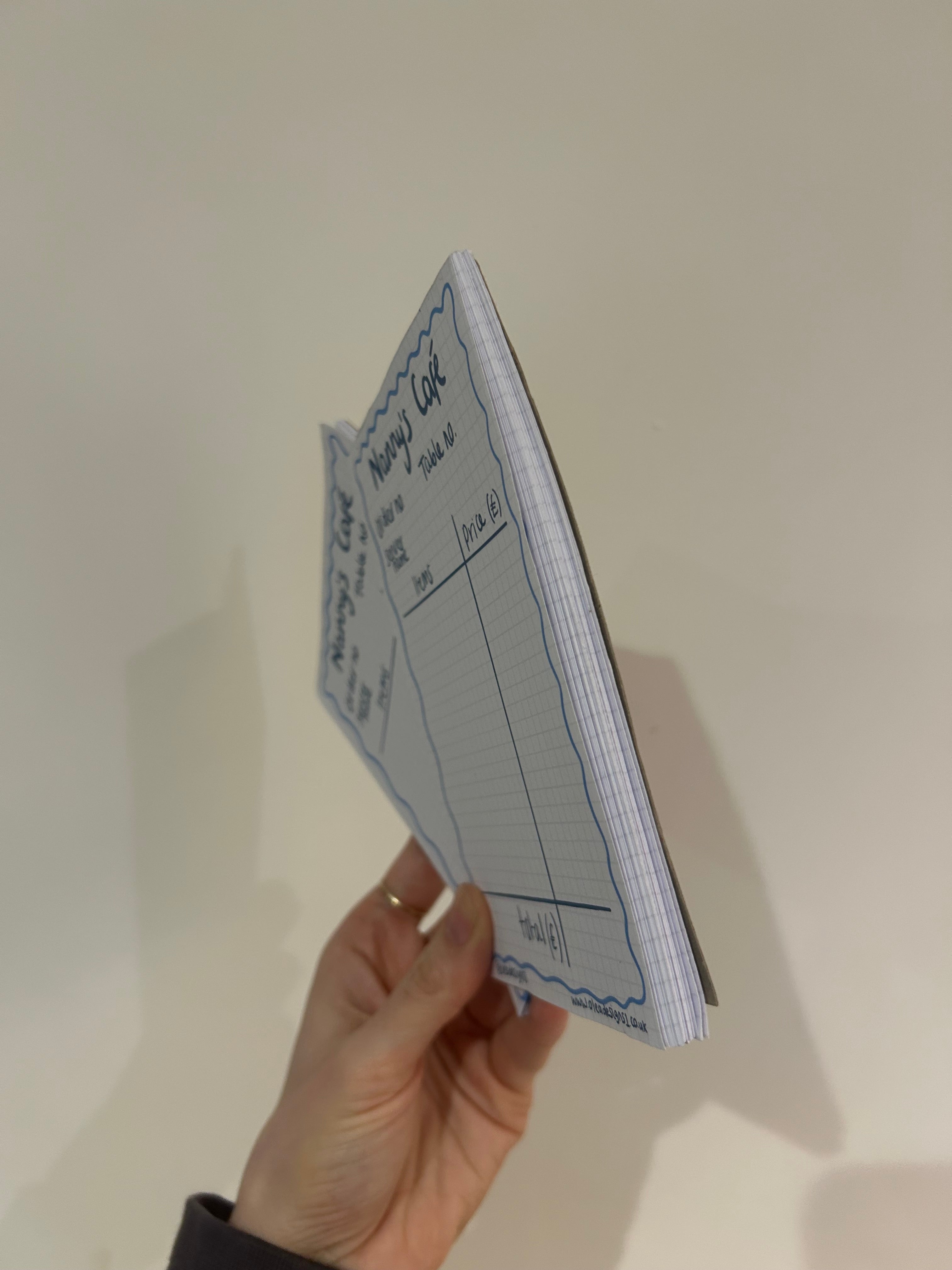 Personalised Play Restaurant Notepads