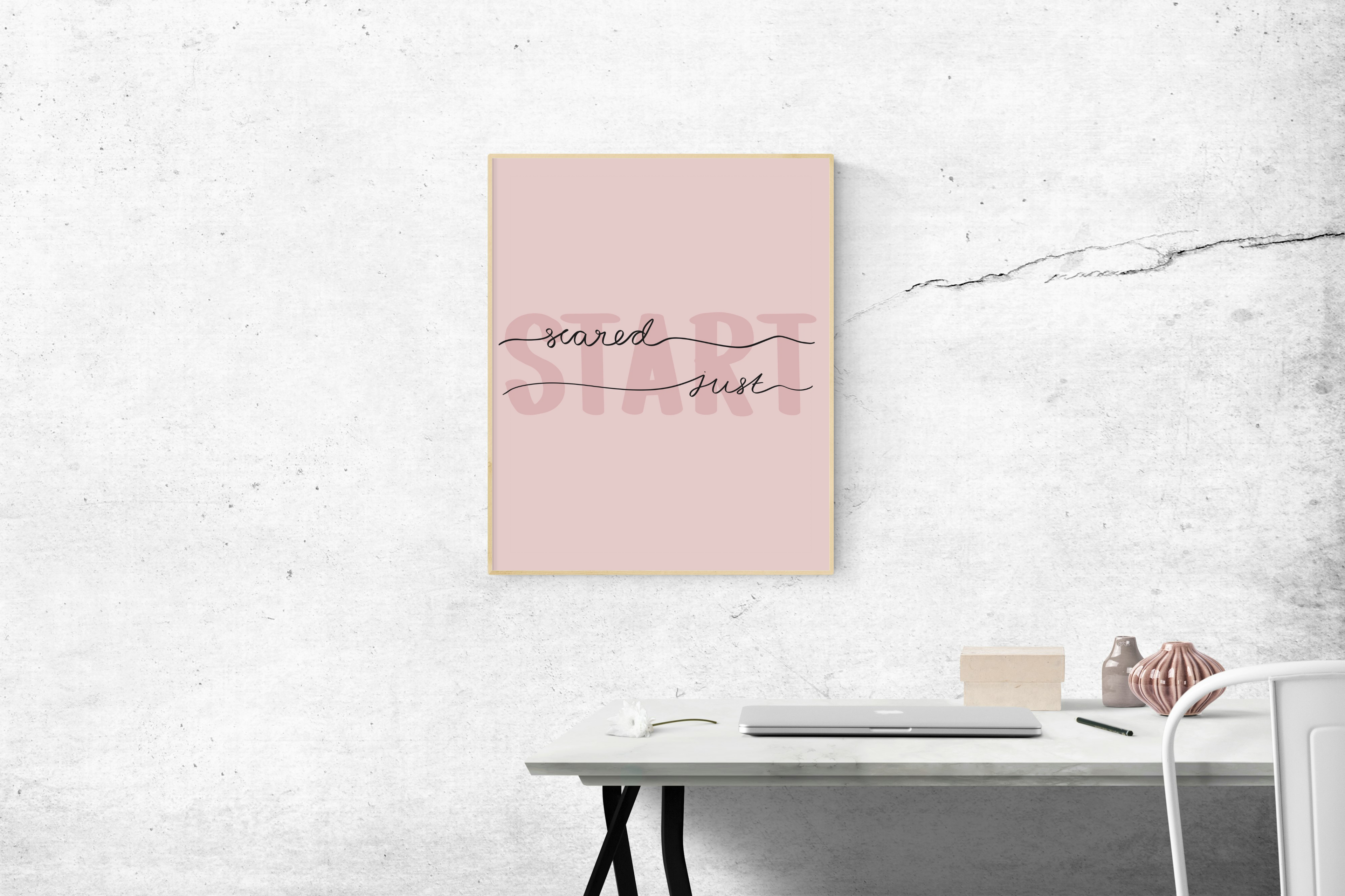 Start Scared Just Start Print