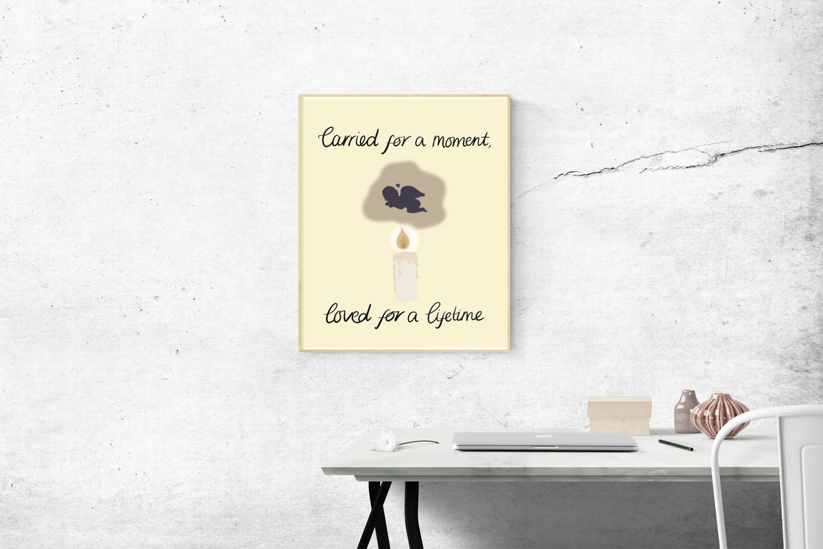 Wave Of Light Baby Infant Loss Print