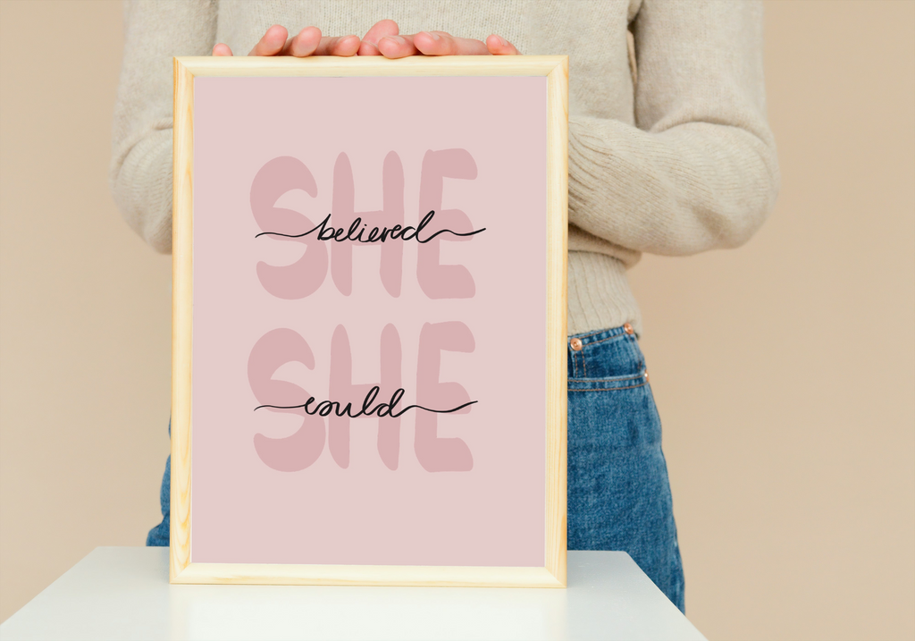 She Believed She Could Print