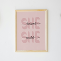 She Believed She Could Print