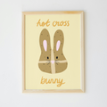 Hot Cross Bunny Print