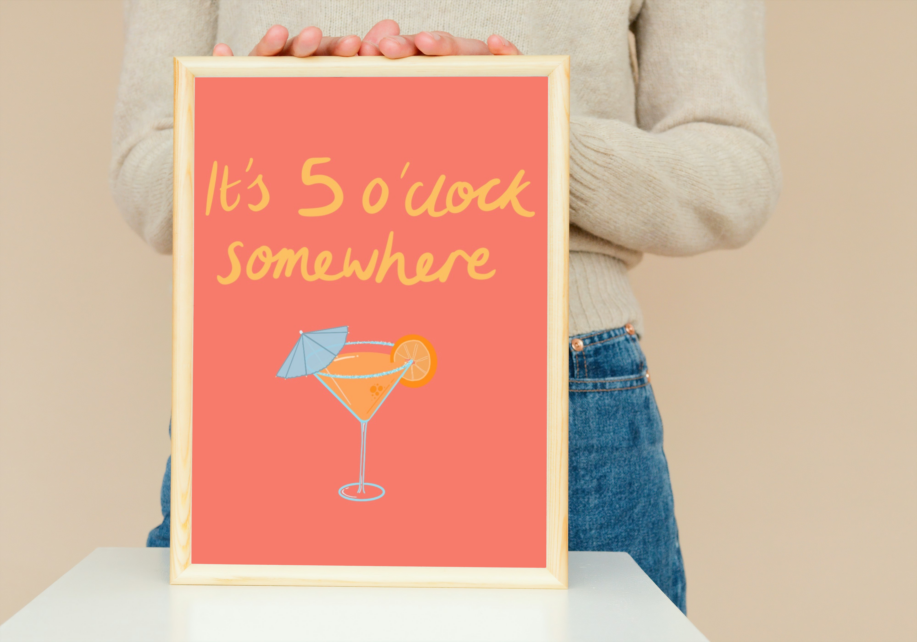 It’s 5 o’clock Somewhere Cocktail Print