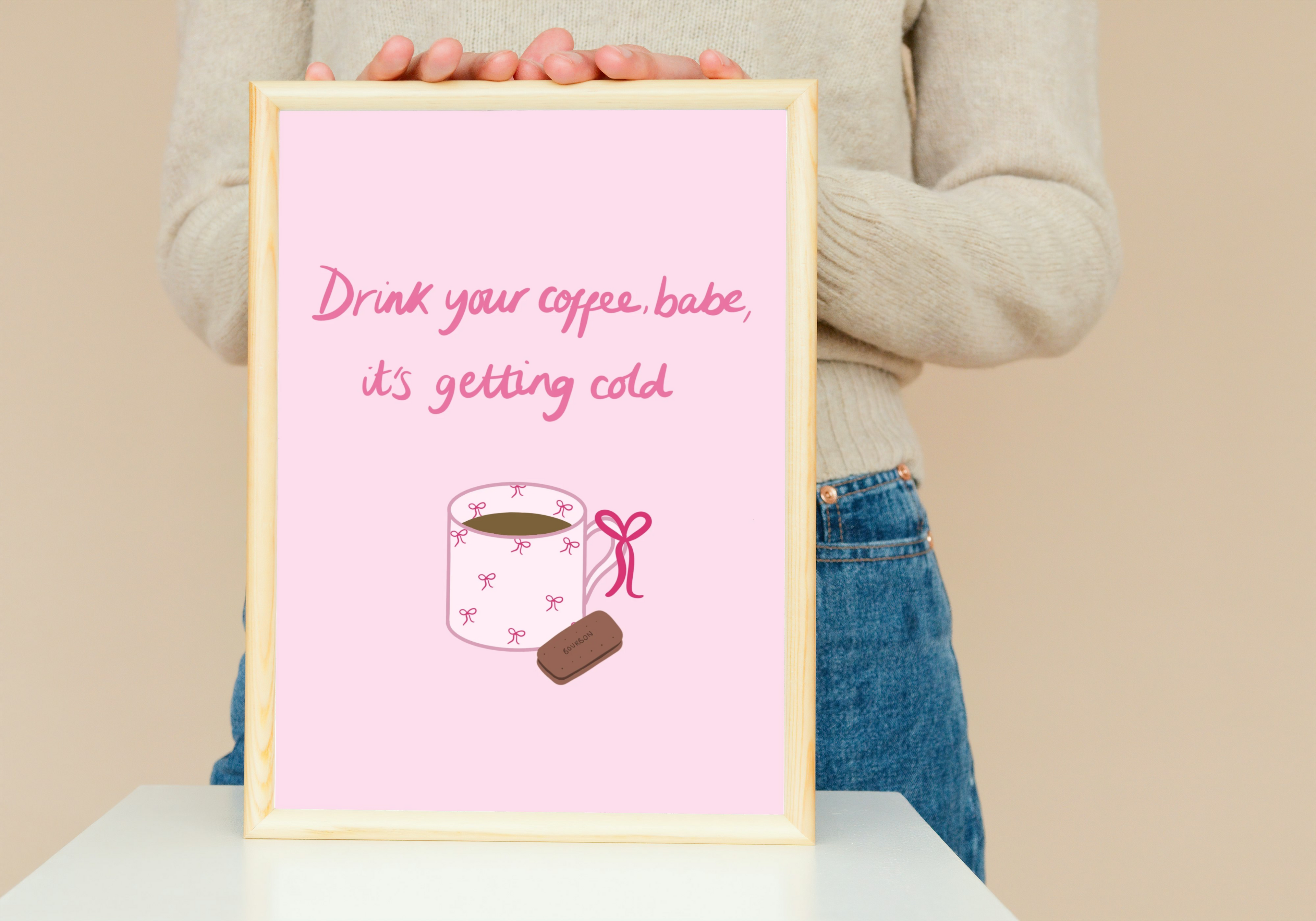 Drink Coffee Reminder Print