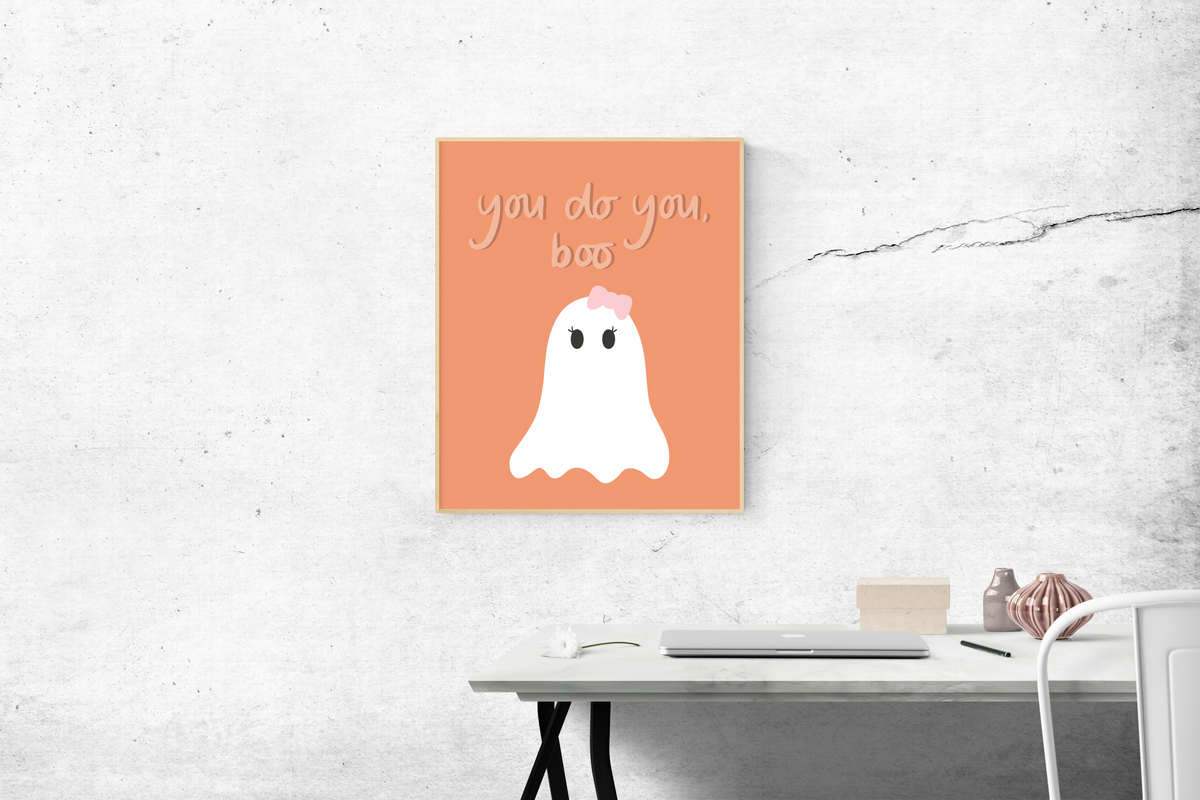 You Do You, Boo Girl Ghost Print