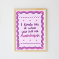 Call Me Wonderful Print
