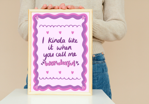 Call Me Wonderful Print