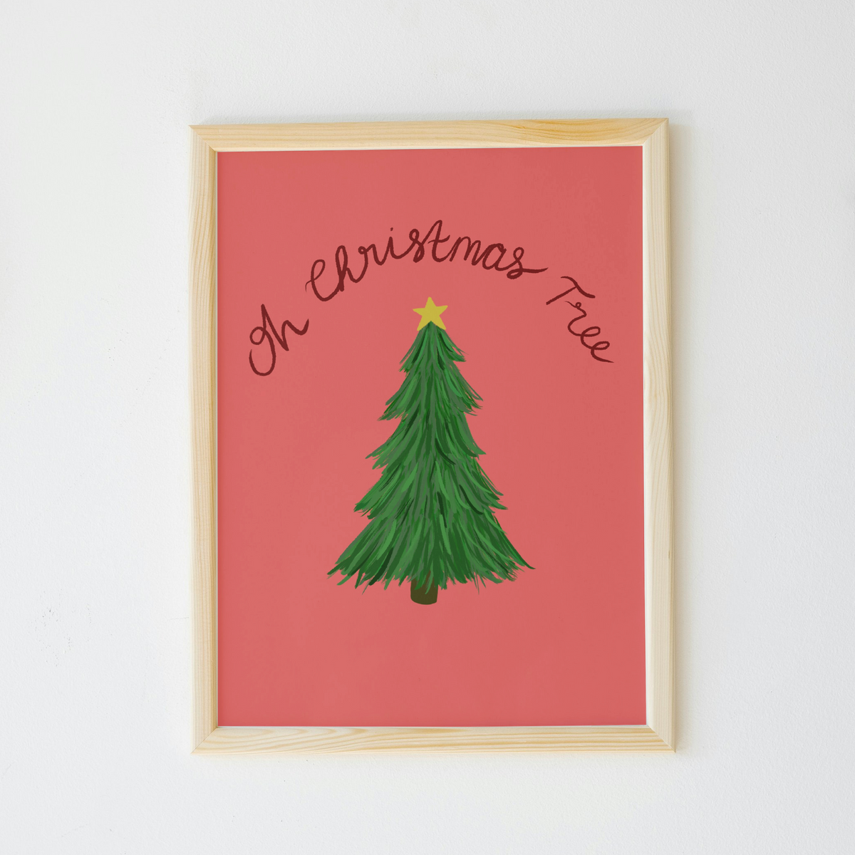 Oh Christmas Tree Print
