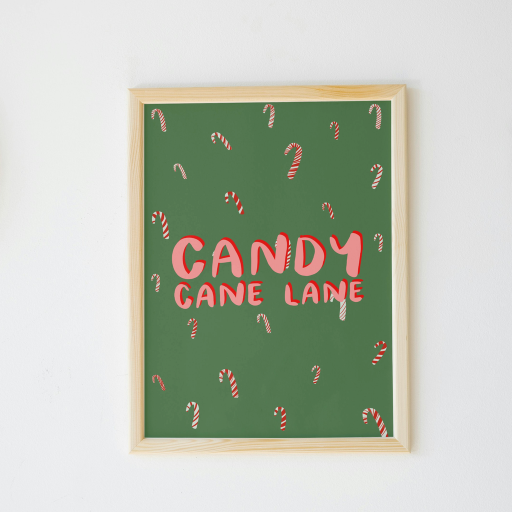 Candy Cane Lane Print