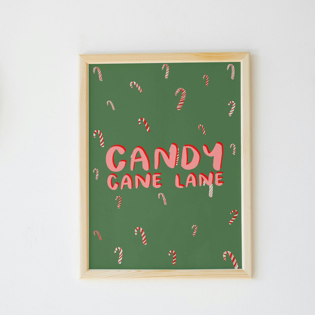 Candy Cane Lane Print