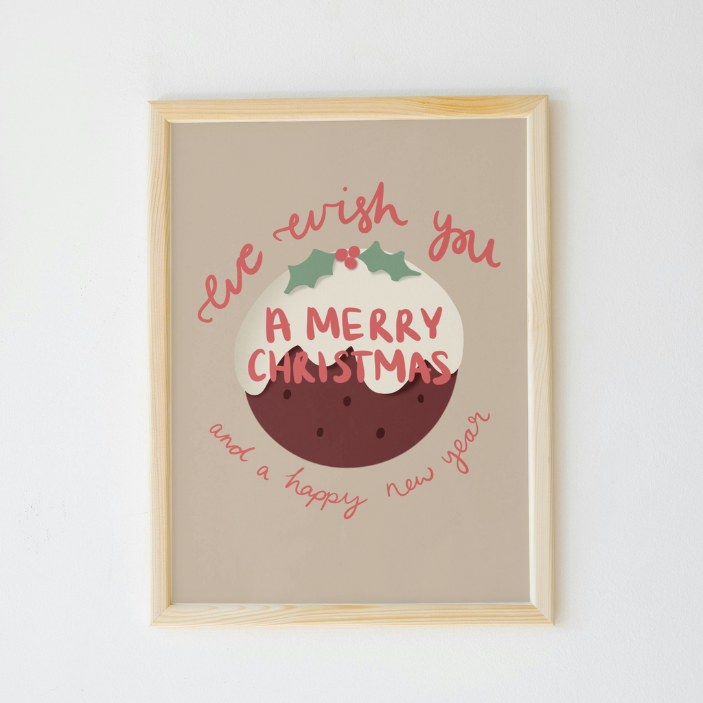 Christmas Pudding Print