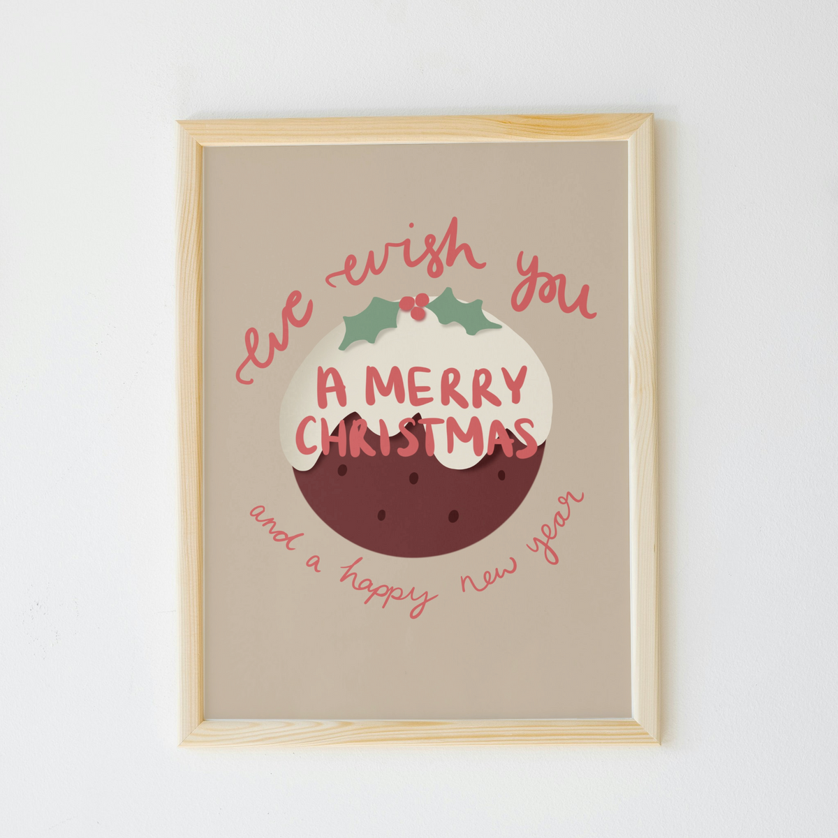 Christmas Pudding Print