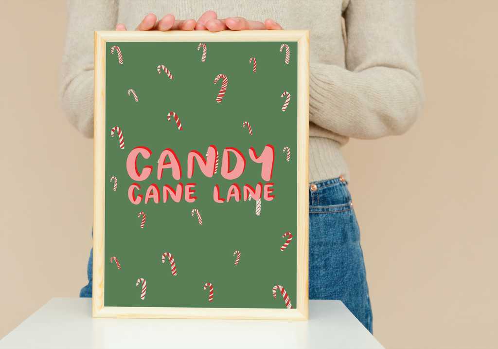 Candy Cane Lane Print