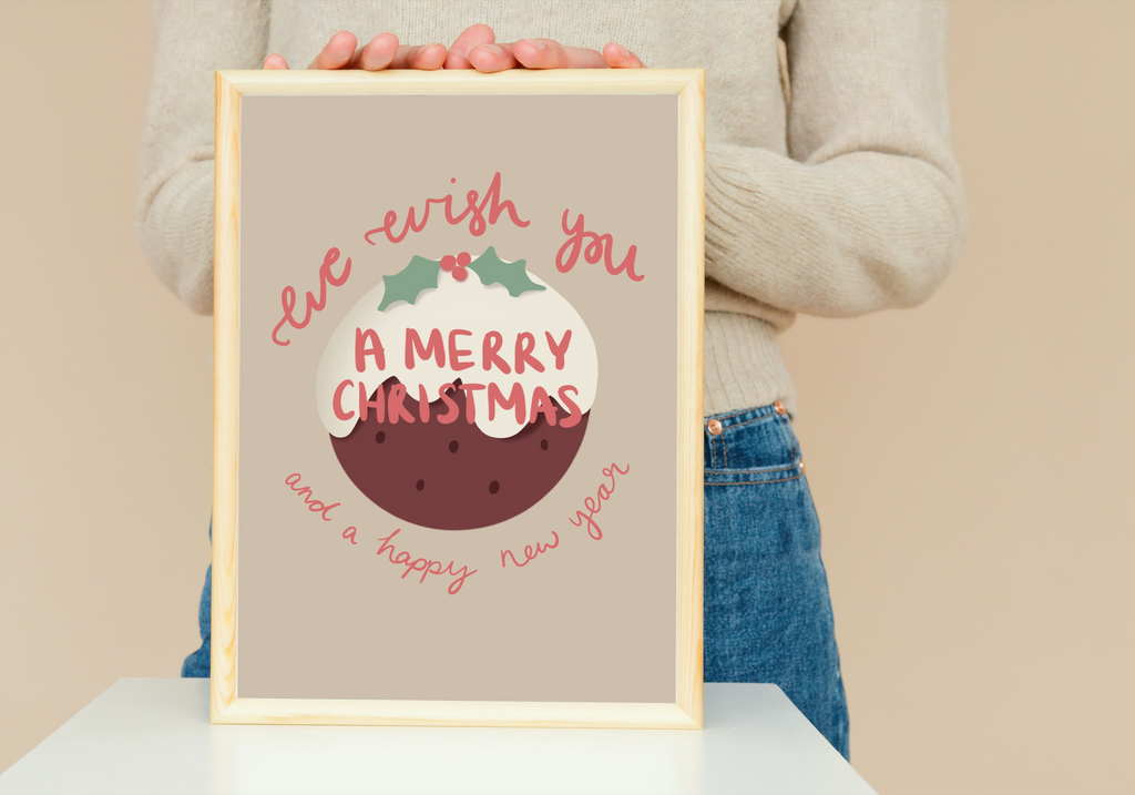 Christmas Pudding Print