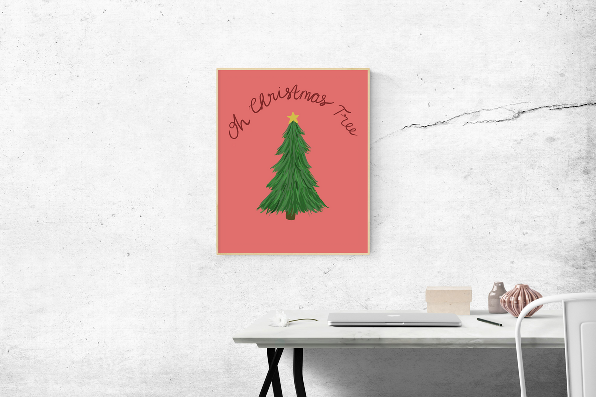 Oh Christmas Tree Print