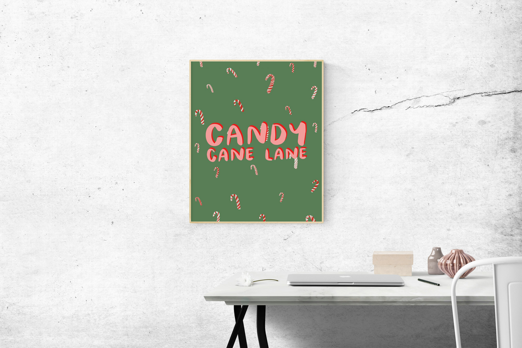 Candy Cane Lane Print