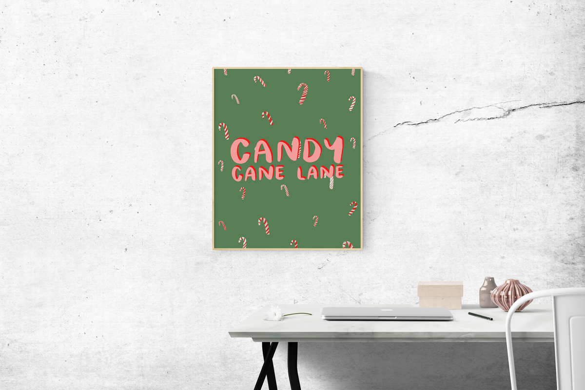 Candy Cane Lane Print