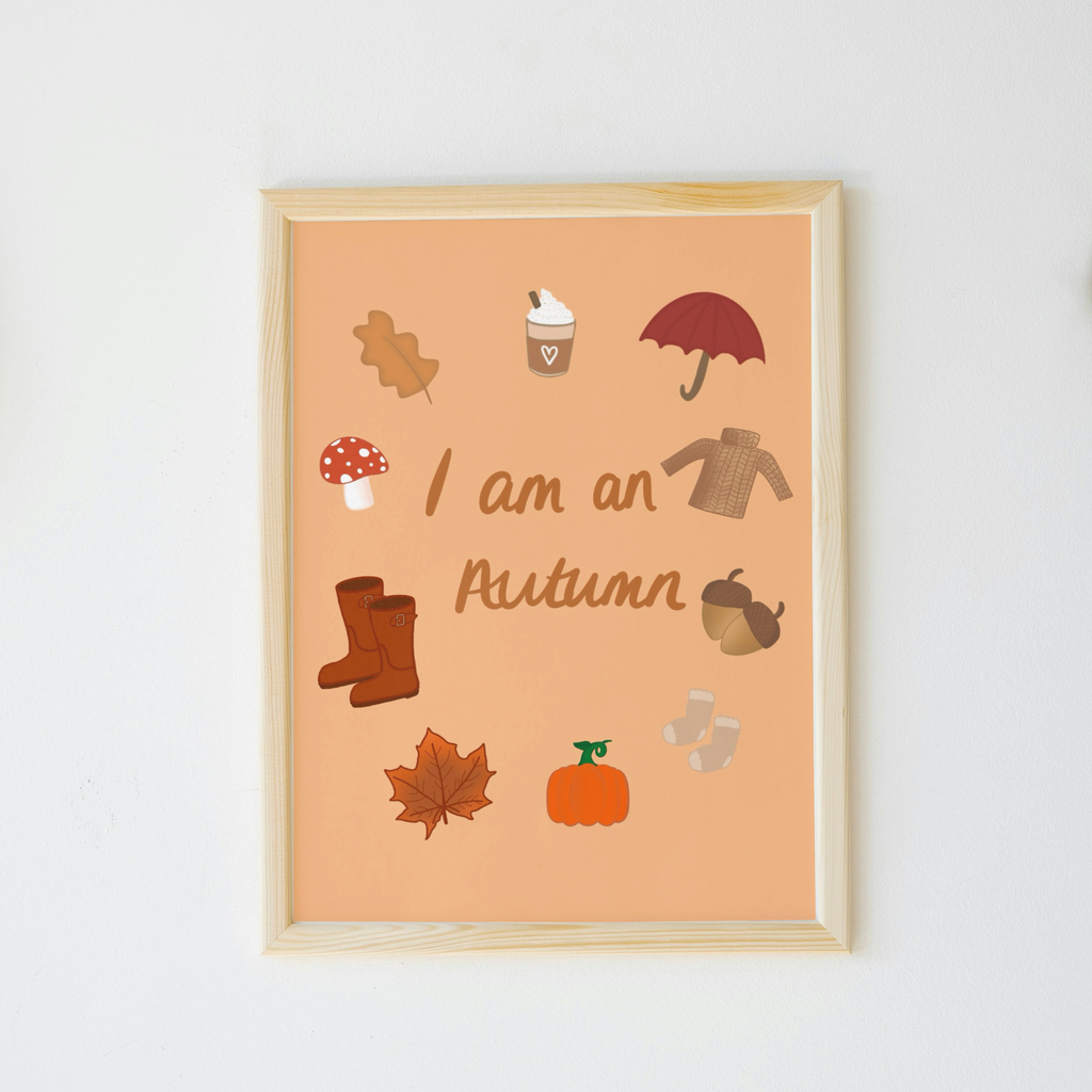 I Am Am Autumn Print