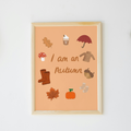 I Am Am Autumn Print