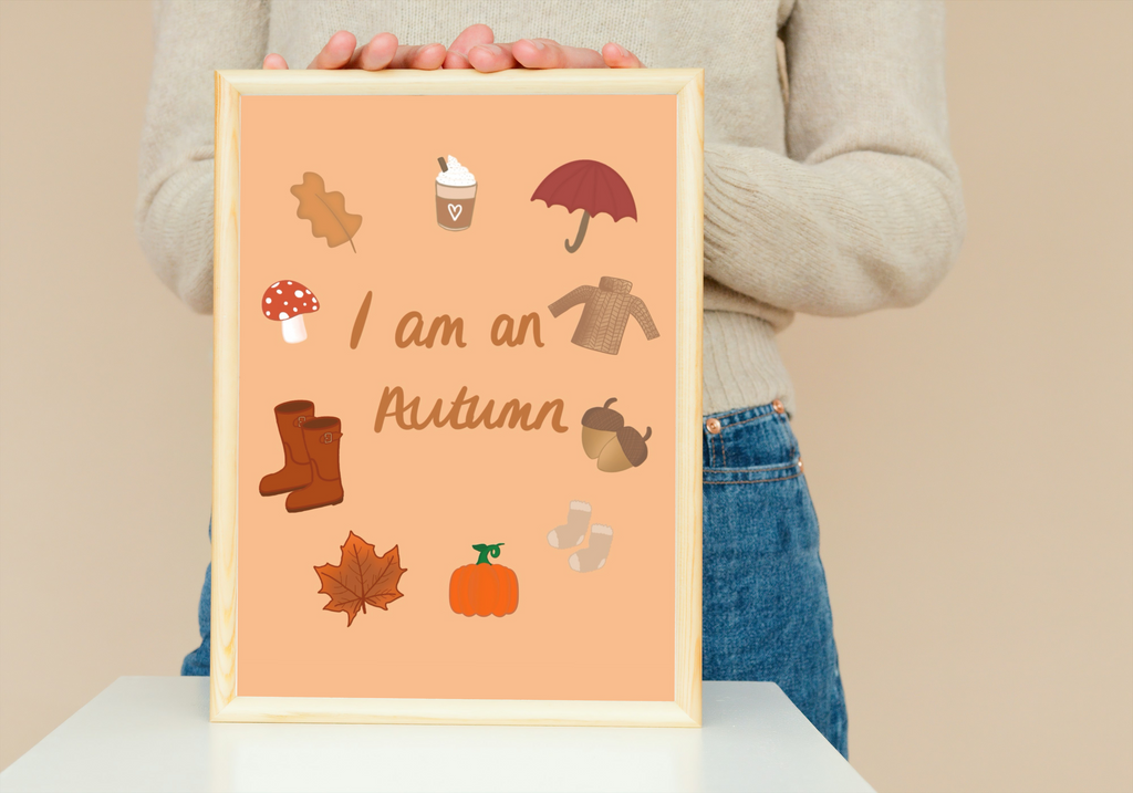 I Am Am Autumn Print