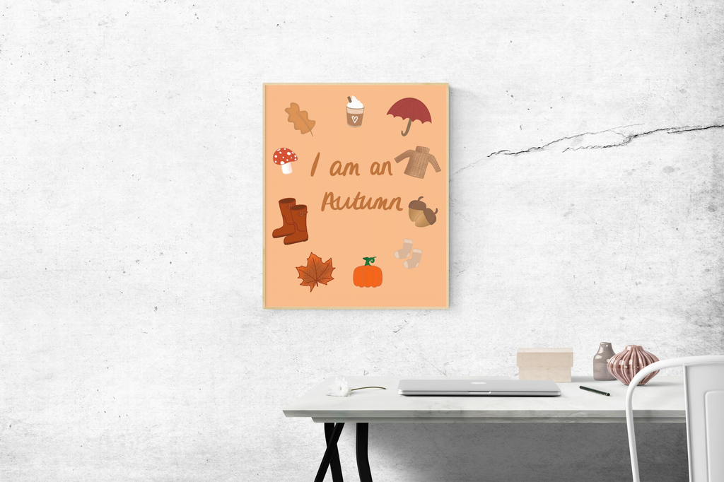 I Am Am Autumn Print